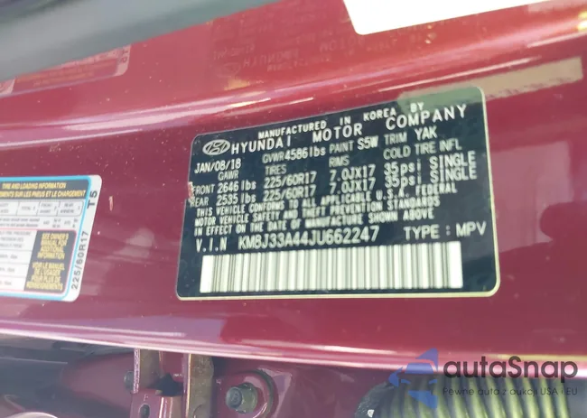 KM8J33A44JU662247: 42287099