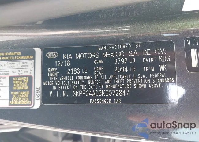 3KPF34AD3KE072847: 42288286