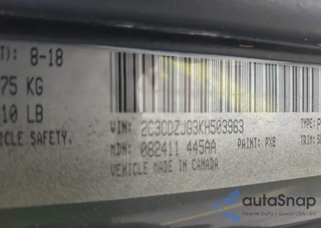 2C3CDZJG3KH503963: 42288409