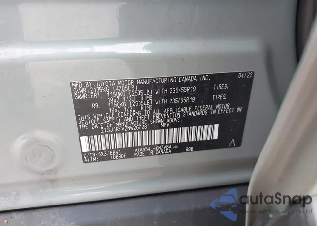 2T3J1RFV2NW267281: 42288668