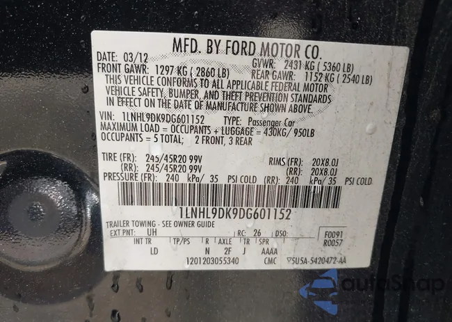 1LNHL9DK9DG601152: 42287813