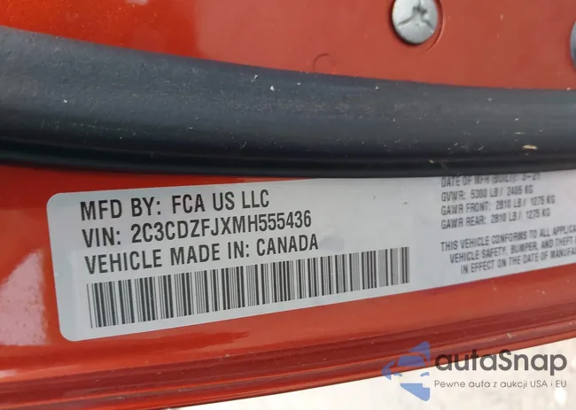 2C3CDZFJXMH555436: 42287846