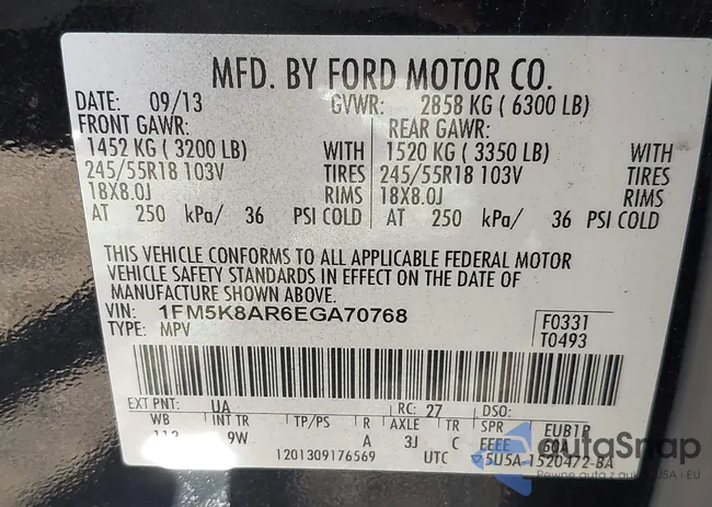 1FM5K8AR6EGA70768: 42287875