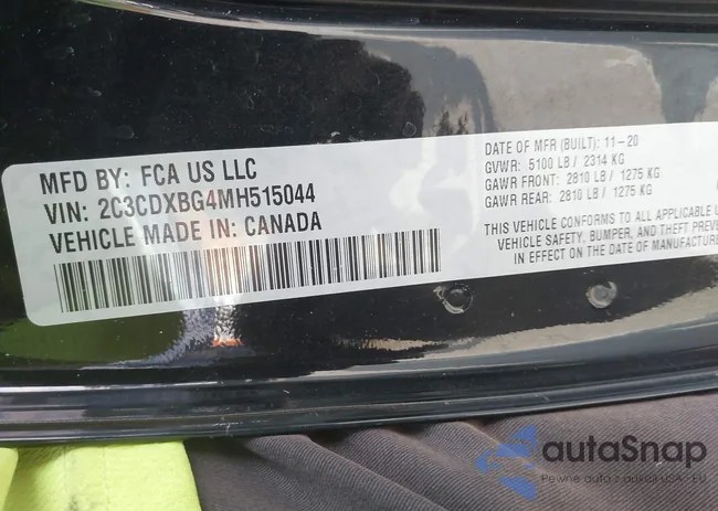 2C3CDXBG4MH515044: 42288124