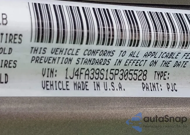 1J4FA39S15P305528: 42288177