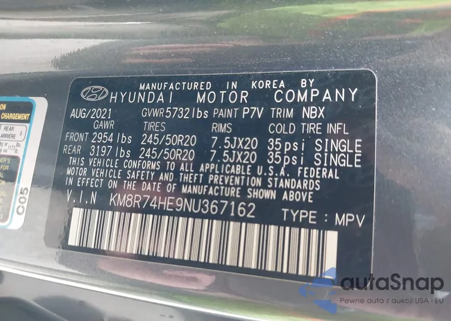 KM8R74HE9NU367162: 42288200