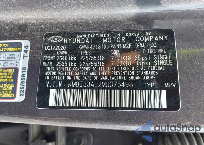 KM8J33AL2MU375498: 42289330