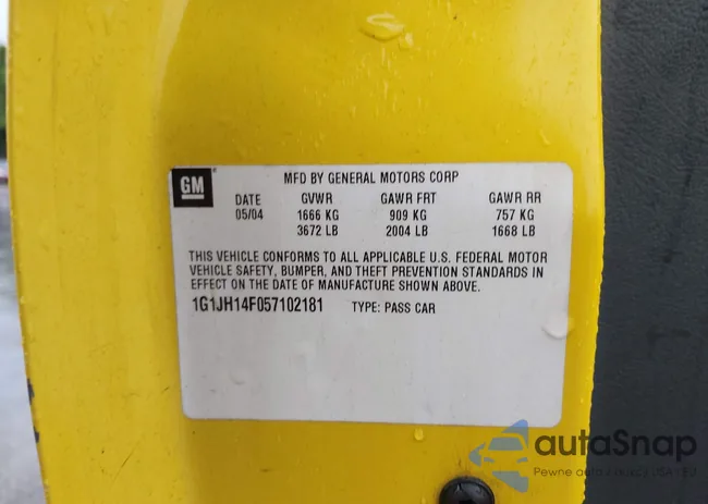 1G1JH14F057102181: 42289338