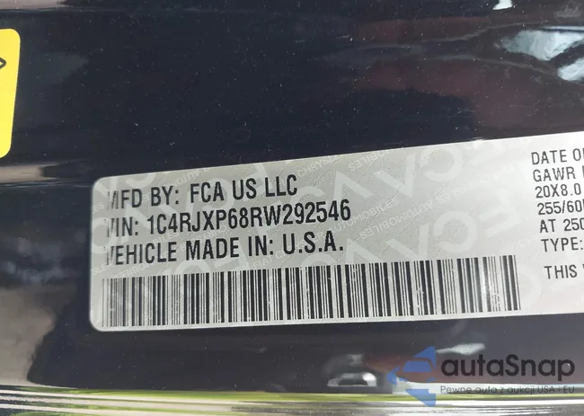 1C4RJXP68RW292546: 42289387