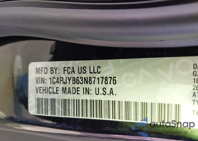 1C4RJYB63N8717876: 42289481