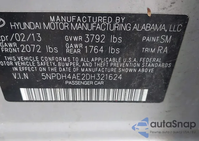 5NPDH4AE2DH321624: 42289548