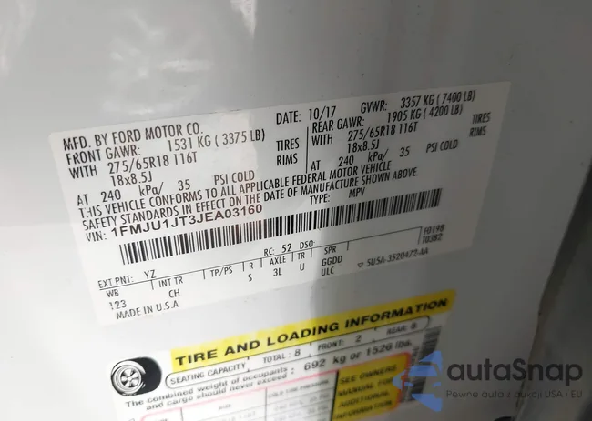 1FMJU1JT3JEA03160: 42288875