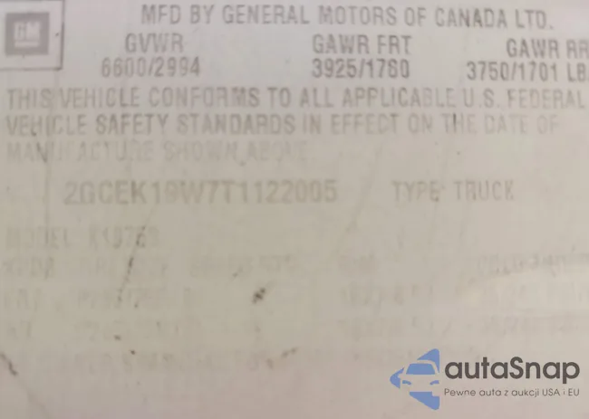 2GCEK19W7T1122005: 42288994