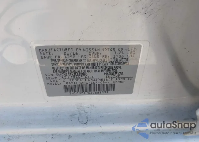 3N1CN7APXJL885995: 42290238