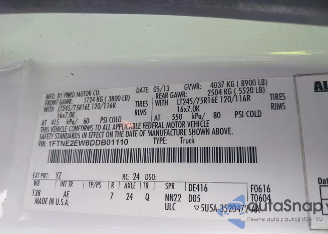 1FTNE2EW8DDB01110: 42290270