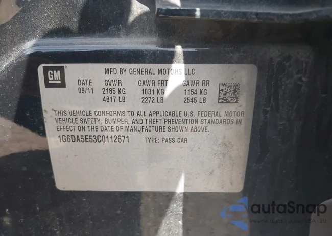 1G6DA5E53C0112671: 42290332