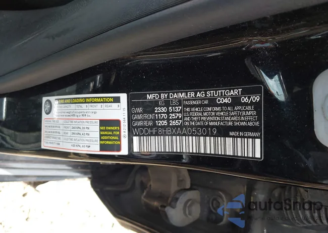 WDDHF8HBXAA053019: 42290634