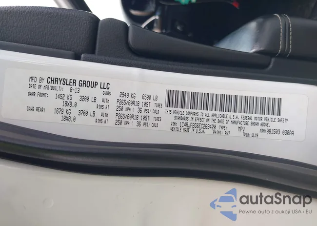 1C4RJFBG6EC269420: 42290662