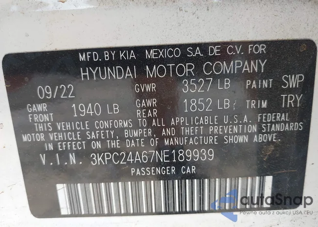 3KPC24A67NE189939: 42290749