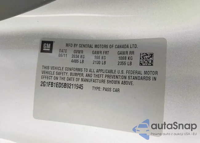 2G1FB1ED5B9211945: 42290750