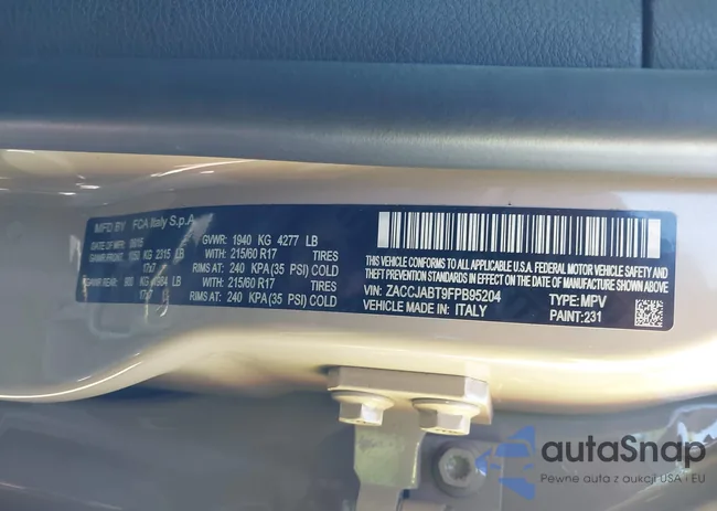 ZACCJABT9FPB95204: 42289873