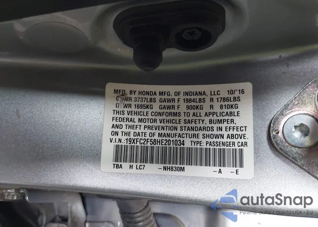 19XFC2F58HE201034: 42289928