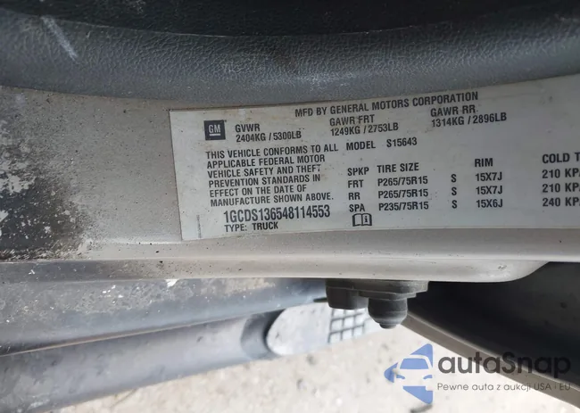 1GCDS136548114553: 42291357