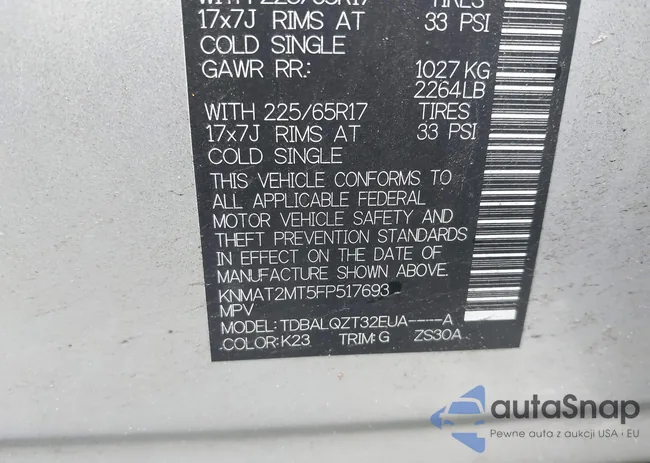 KNMAT2MT5FP517693: 42291435