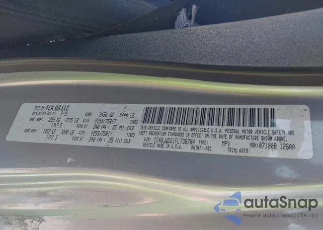 1C4BJWDG1FL738784: 42291479