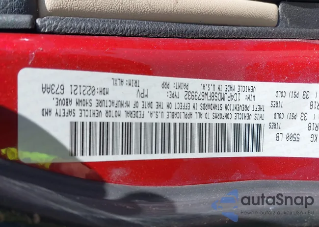 1C4PJMDS8FW673932: 42291573