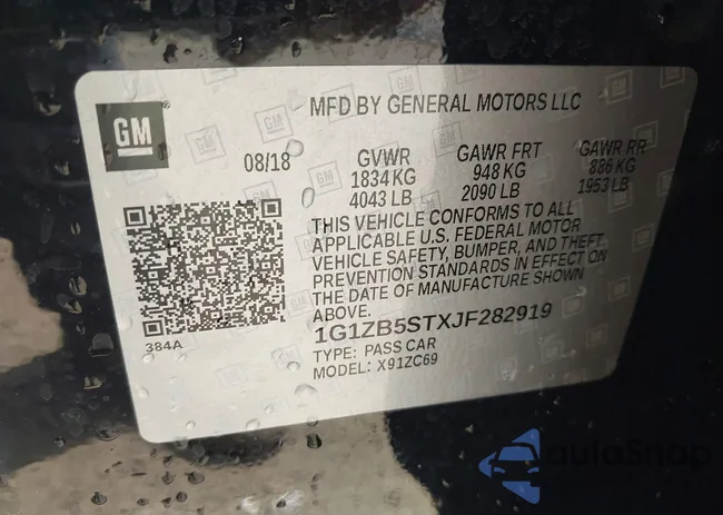 1G1ZB5STXJF282919: 42290904