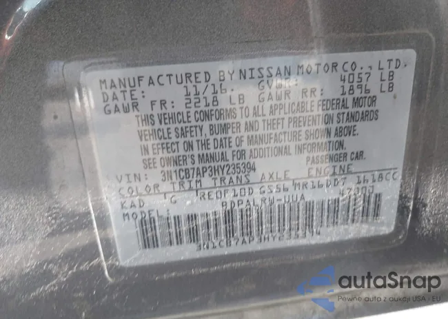3N1CB7AP3HY235394: 42290914