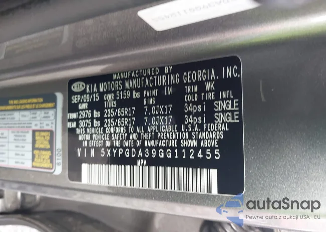 5XYPGDA39GG112455: 42292273