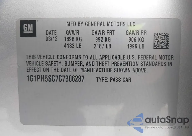 1G1PH5SC7C7306287: 42292277