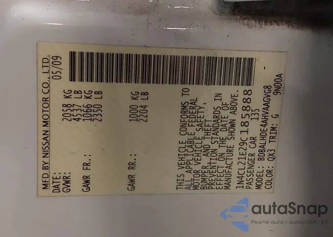 1N4CL21E29C185888: 42292603