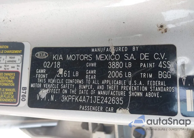 3KPFK4A71JE242635: 42292728