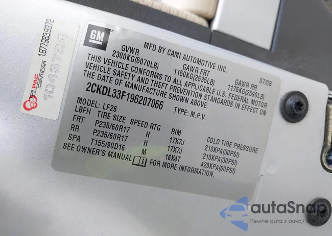 2CKDL33F196207066: 42292753