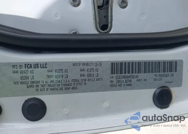 2C3CCARG9HH530103: 42291960