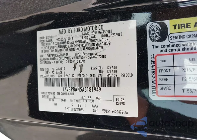 1ZVBP8AN5A5181949: 42292016