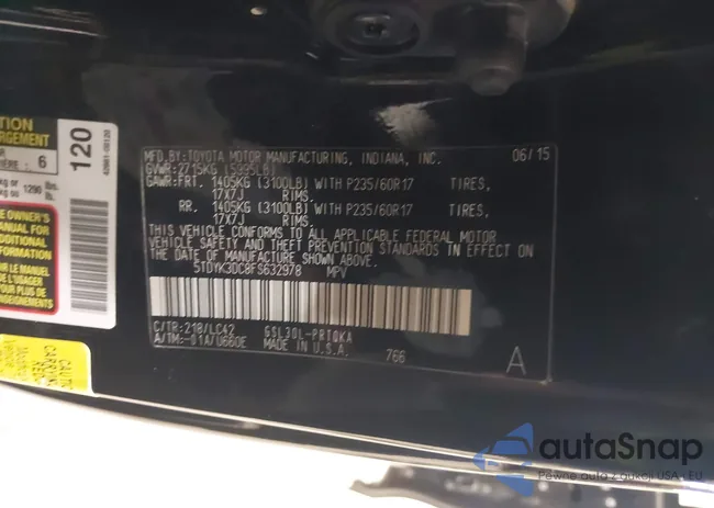 5TDYK3DC8FS632978: 42292061