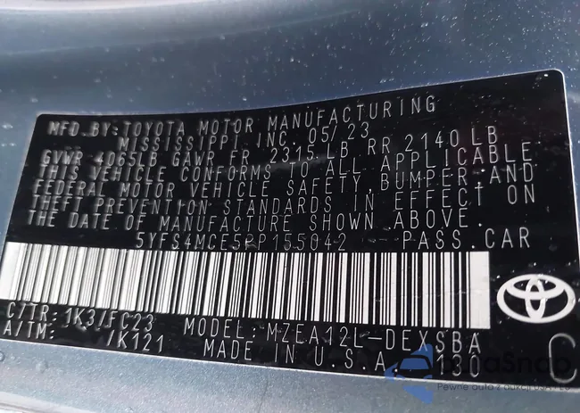 5YFS4MCE5PP155042: 42292186