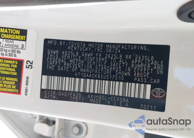 4T1DAACK8SU517510: 42293334