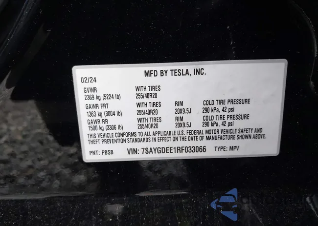 7SAYGDEE1RF033066: 42293397