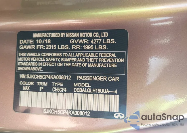 SJKCH5CP4KA008012: 42293620