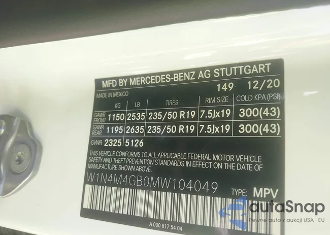 W1N4M4GB0MW104049: 42292913