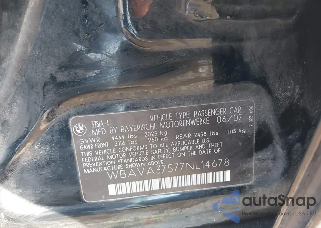 WBAVA37577NL14678: 42292988