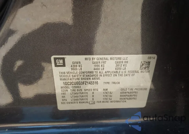 1GC2CUEG3FZ143316: 42294348