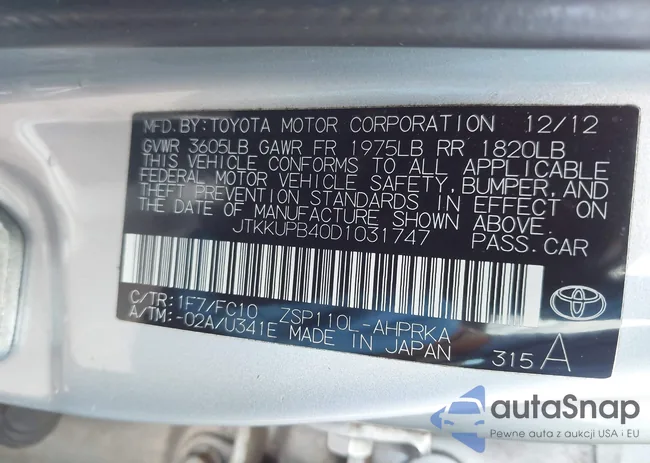 JTKKUPB40D1031747: 42294423