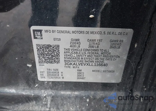 3GKALVEVXLL116640: 42295211