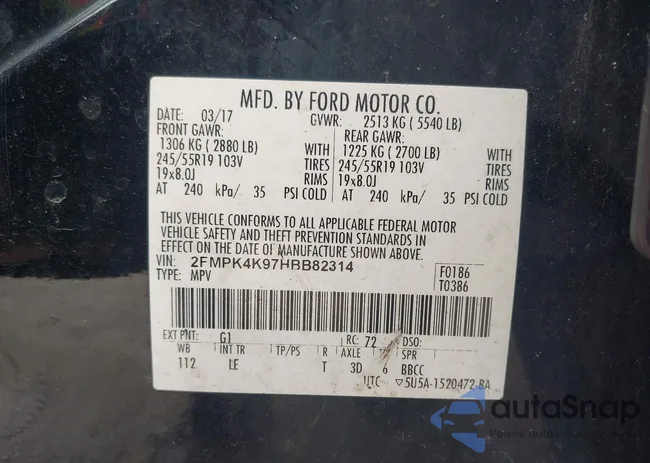 2FMPK4K97HBB82314: 42295212